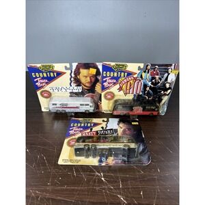 Road Champs Country Tour Bus Lot Of 3 NEW Travis Tritt Diamond Rio Marty Stuart